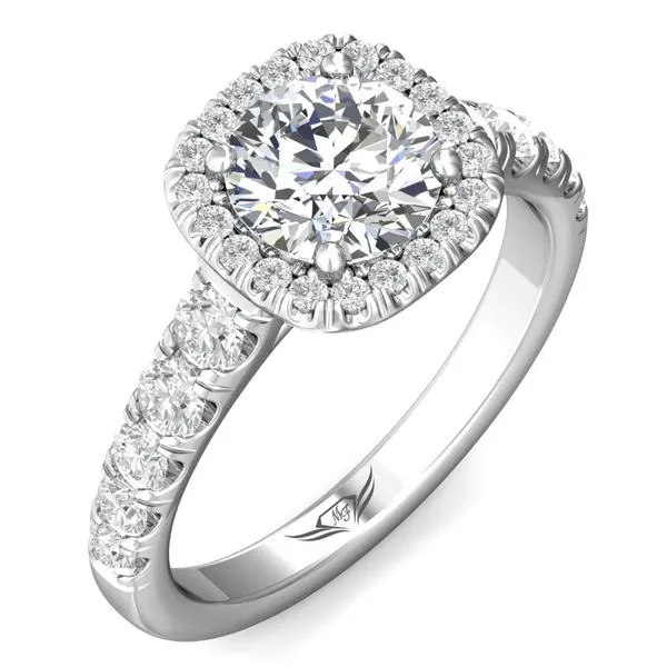 Martin Flyer Engagement Ring Black River Diamond Company Medford, WI