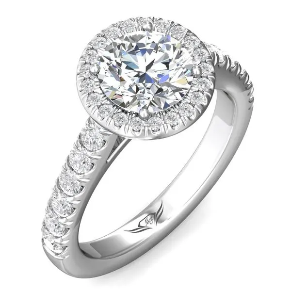 Martin Flyer Engagement Ring Black River Diamond Company Medford, WI