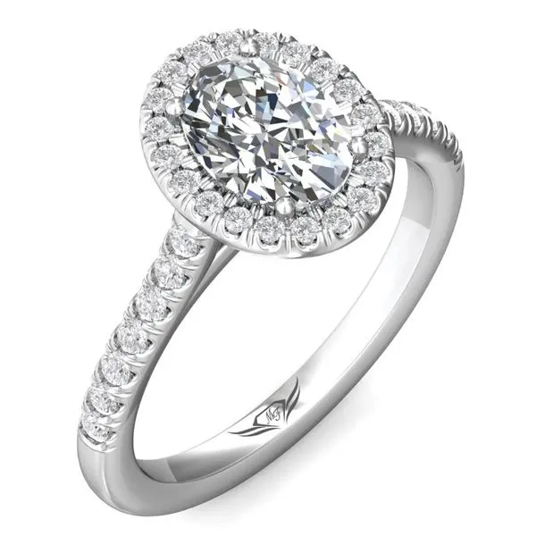 Martin Flyer Engagement Ring Black River Diamond Company Medford, WI