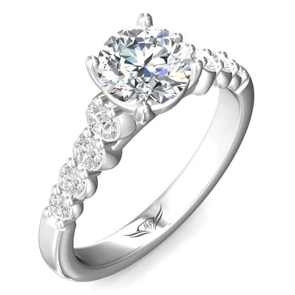 Martin Flyer Engagement Ring Black River Diamond Company Medford, WI