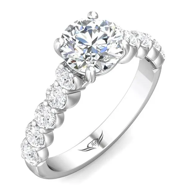 Martin Flyer Engagement Ring Black River Diamond Company Medford, WI