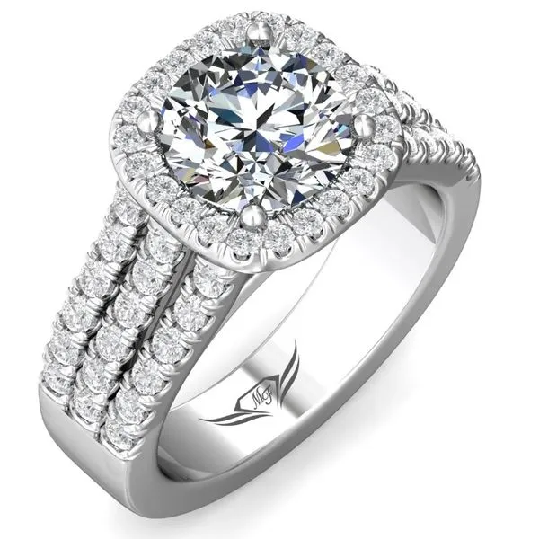 Martin Flyer Engagement Ring Black River Diamond Company Medford, WI