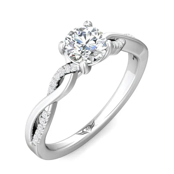 Martin Flyer Engagement Ring Black River Diamond Company Medford, WI