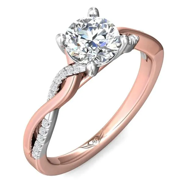 Martin Flyer Engagement Ring Black River Diamond Company Medford, WI