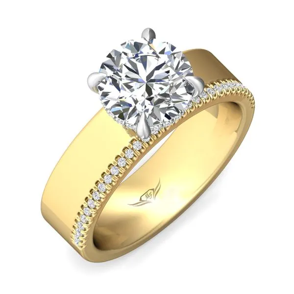Martin Flyer Engagement Ring Black River Diamond Company Medford, WI