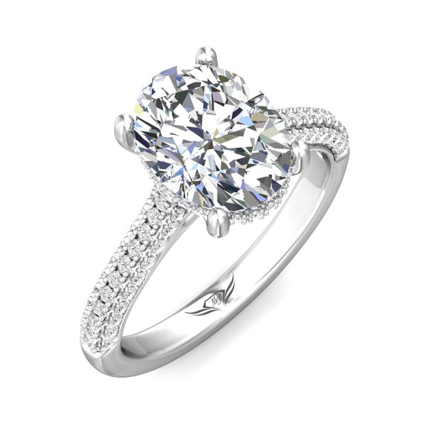 Martin Flyer Engagement Ring Black River Diamond Company Medford, WI