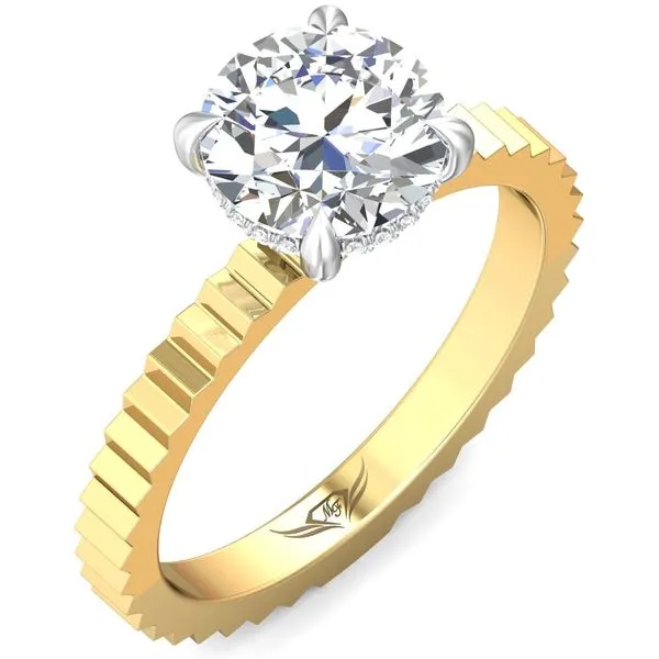 Martin Flyer Engagement Ring Black River Diamond Company Medford, WI