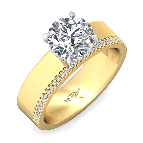 Martin Flyer Engagement Ring Black River Diamond Company Medford, WI