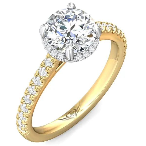 Martin Flyer Engagement Ring Black River Diamond Company Medford, WI