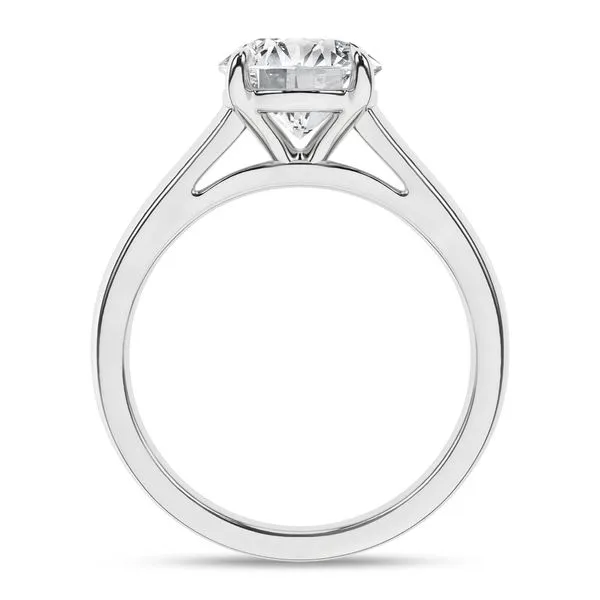 14K White Gold Lab Grown Diamond Round Solitaire Engagement Ring 2.01CT Image 4 Blocher Jewelers Ellwood City, PA