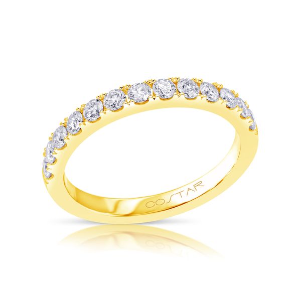 14K Yellow Gold Diamond Wedding Band 0.50CT Blocher Jewelers Ellwood City, PA