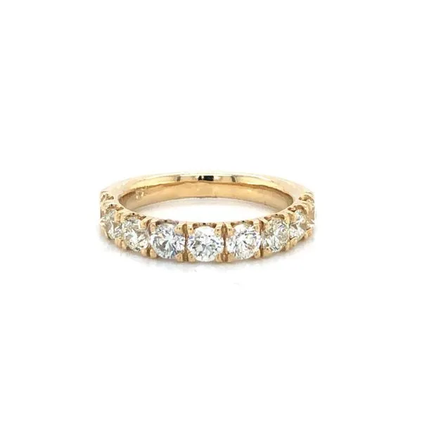 14K Yellow Gold Diamond Wedding Band 1.50CT Blocher Jewelers Ellwood City, PA