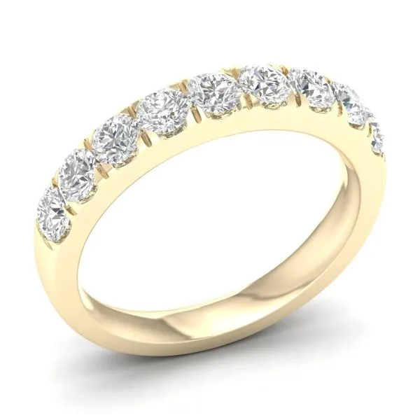 14K Yellow Gold Lab Grown Diamond Band Blocher Jewelers Ellwood City, PA