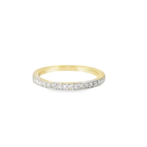 14 K Yellow Diamond Wedding Band 0.2 CTW Blocher Jewelers Ellwood City, PA