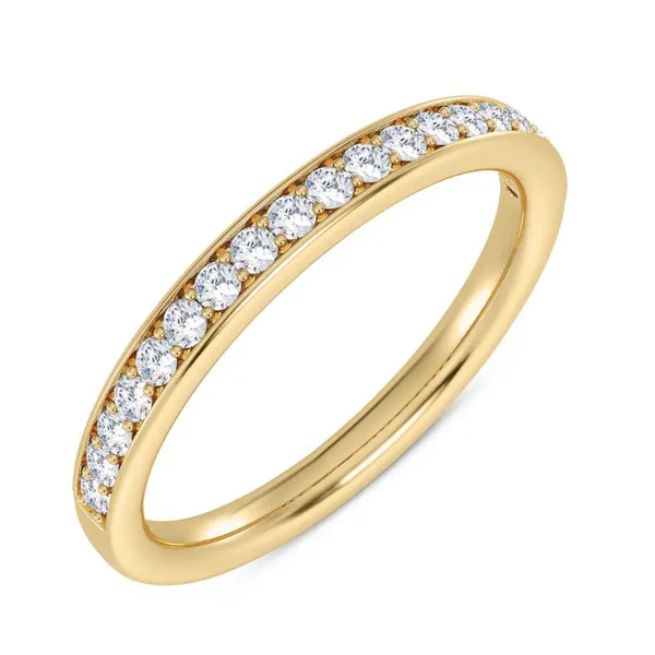 14 K Yellow Diamond Wedding Band 0.2 CTW Size 7 Blocher Jewelers Ellwood City, PA