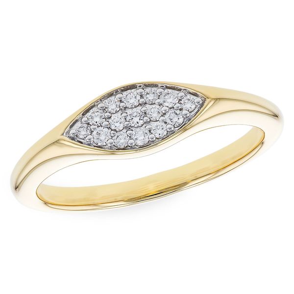 14K YG 0.14ctw Diamond Fashion Ring Blocher Jewelers Ellwood City, PA
