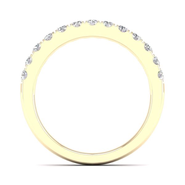 14K Yellow Gold Lab Grown Diamond Band with 13 Diamonds = 0.50Tw Size 7 Image 2 Blocher Jewelers Ellwood City, PA