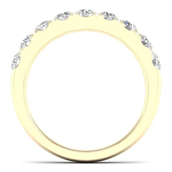 14K Yellow Gold Straight Lab-Grown Diamond Band 1.0CT Image 2 Blocher Jewelers Ellwood City, PA