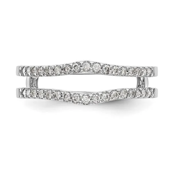 14K WG, 1/4 carat Lab Grown Diamond VS+ F+ Complete Ring Jacket, Size 7 Image 2 Blocher Jewelers Ellwood City, PA