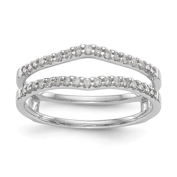 14K WG, 1/4 carat Lab Grown Diamond VS+ F+ Complete Ring Jacket, Size 7 Blocher Jewelers Ellwood City, PA