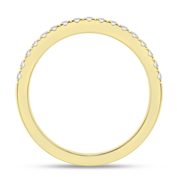 14K YG 1/4ctw Lab Grown Diamond Band, Size 7, 17 Diamonds, E/F, VS Image 2 Blocher Jewelers Ellwood City, PA