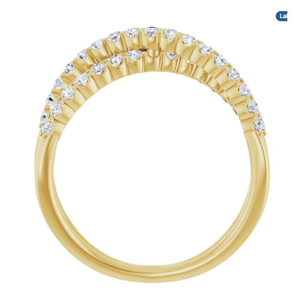 Diamond Wedding Bands Women LAB Image 2 Blocher Jewelers Ellwood City, PA
