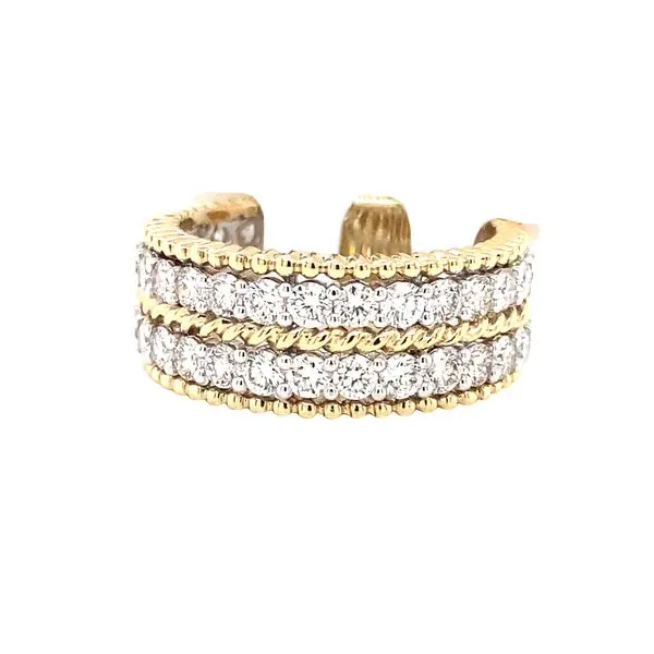 14K Yellow Gold Diamond Fashion Ring 2.10Tw Blocher Jewelers Ellwood City, PA
