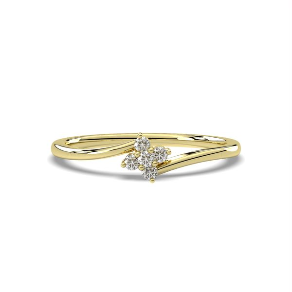 14K Yellow Gold Diamond Ring with 0.09Tw Diamonds Blocher Jewelers Ellwood City, PA