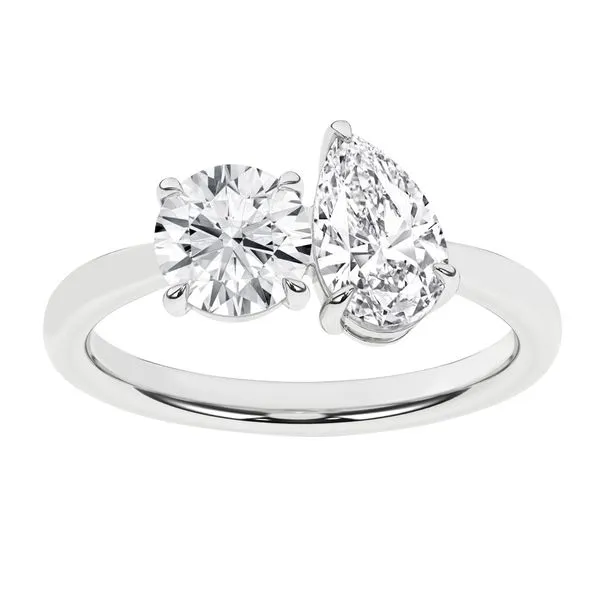 14K White Gold Toi et Moi Ring 2.04CTW Blocher Jewelers Ellwood City, PA