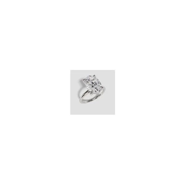 Classic Oval Cut Hidden Halo Engagement Ring Semi Mount Blocher Jewelers Ellwood City, PA