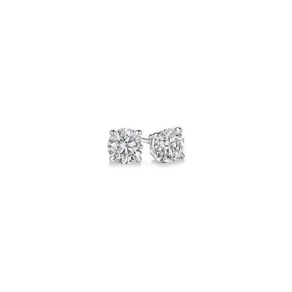 14K White Gold Diamond Studs 0.75CT Blocher Jewelers Ellwood City, PA