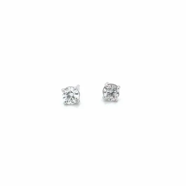 14K White Gold Diamond Studs 0.50CT Blocher Jewelers Ellwood City, PA