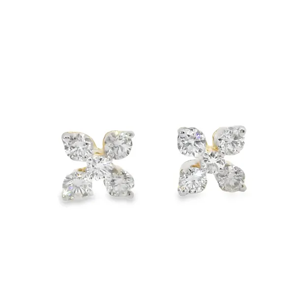 14K Yellow Gold Diamond Studs 0.27Tw Blocher Jewelers Ellwood City, PA