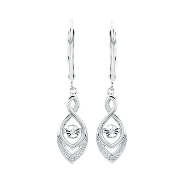 Shimmering Diamonds® Earrings With .02 Ctw. Diamonds In Sterling Silver Blocher Jewelers Ellwood City, PA