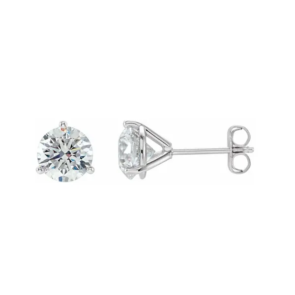 14K White Gold Lab-Grown Diamond Studs 1.50CT Blocher Jewelers Ellwood City, PA
