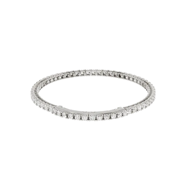 14K WG 5ctw Lab Grown Diamond Eternity Tennis Bracelet Blocher Jewelers Ellwood City, PA