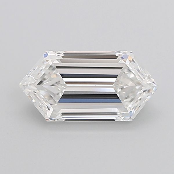 Loose 2.78ct Step Cut Hexagon Lab Grown Diamond, E, VS1 Blocher Jewelers Ellwood City, PA