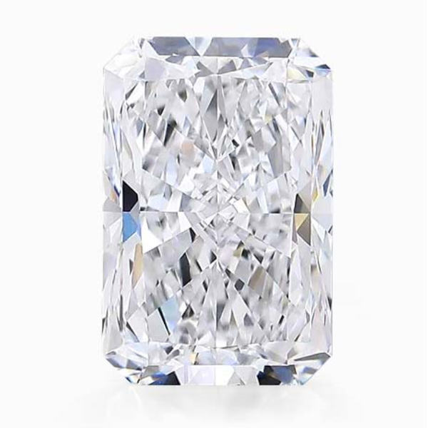 Loose 3.71ct Radiant Cut Lab Grown Diamond, E, VVS1 Blocher Jewelers Ellwood City, PA
