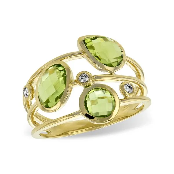 14K Yellow Gold Freeform Peridot Fashion Ring with 2.45Tw Peridot Blocher Jewelers Ellwood City, PA