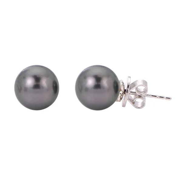 Sterling Silver Tahitian Pearl Studs Blocher Jewelers Ellwood City, PA