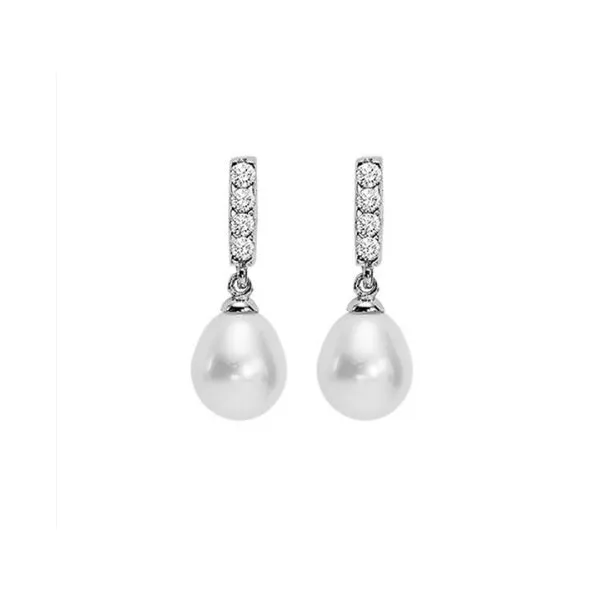 Silver River Pearls Fashion Earrings Blocher Jewelers Ellwood City, PA