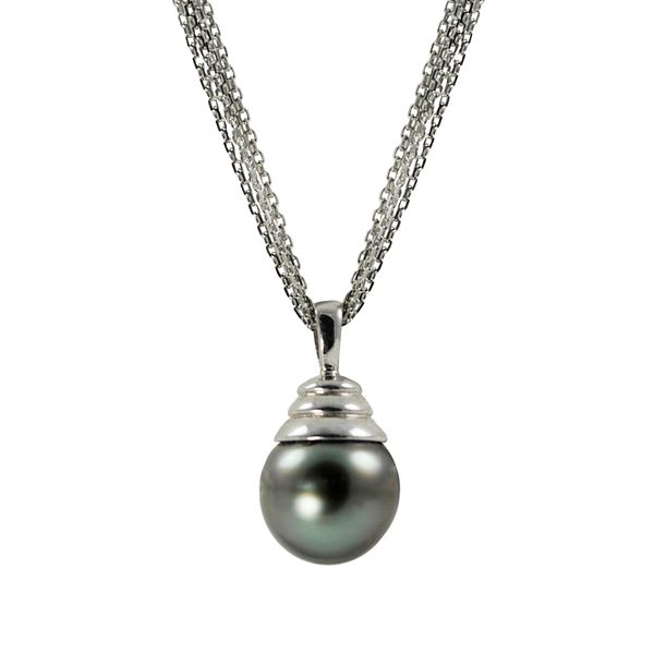 SS 11-12mm Tahitian Pearl Pendant 18