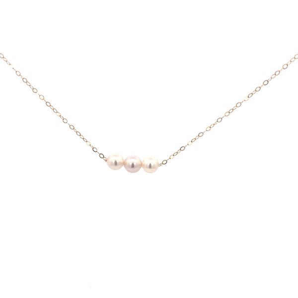 5mm X 3  Add-A-Pearl Necklace w/15