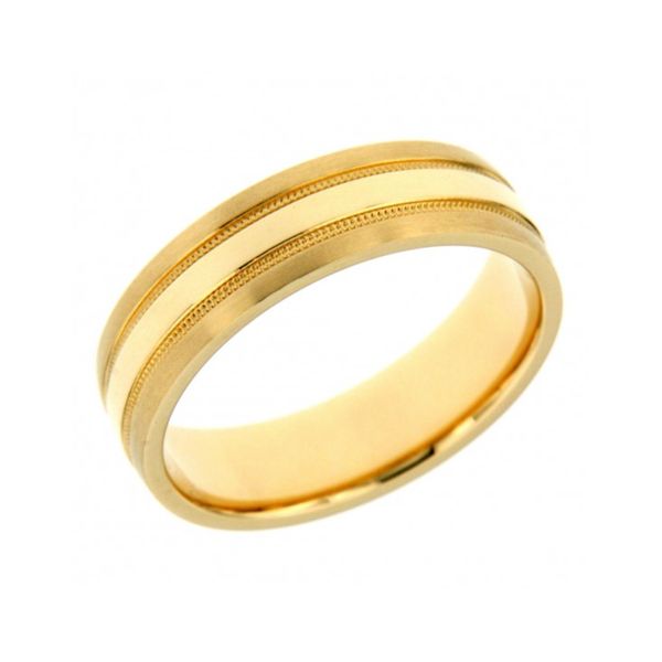 Gold-Plated Sterling Silver Wedding Band Blocher Jewelers Ellwood City, PA