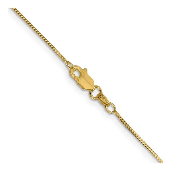 10k Yellow Gold Box Chain 16" Blocher Jewelers Ellwood City, PA
