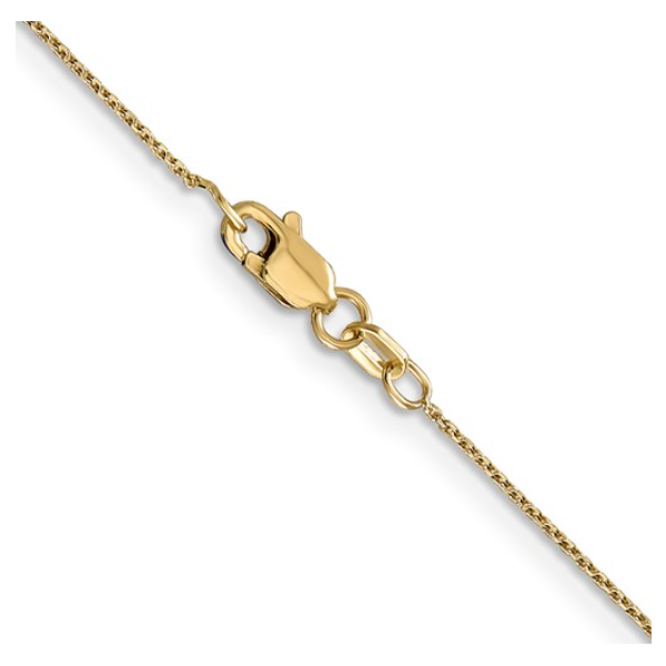 10K 0.8mm D/C Round Open Link Cable Chain 18