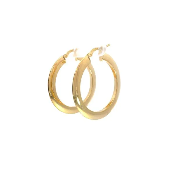 14K Yellow Gold Hoops Blocher Jewelers Ellwood City, PA