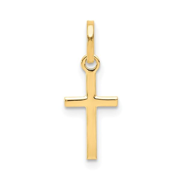 14K Small Cross Charm Blocher Jewelers Ellwood City, PA