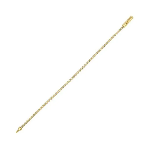 14K Two-Tone Gold 2.74mm Fancy 7