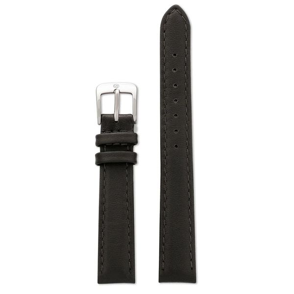 14mm Ladies Black Stitched Calfskin 7.2